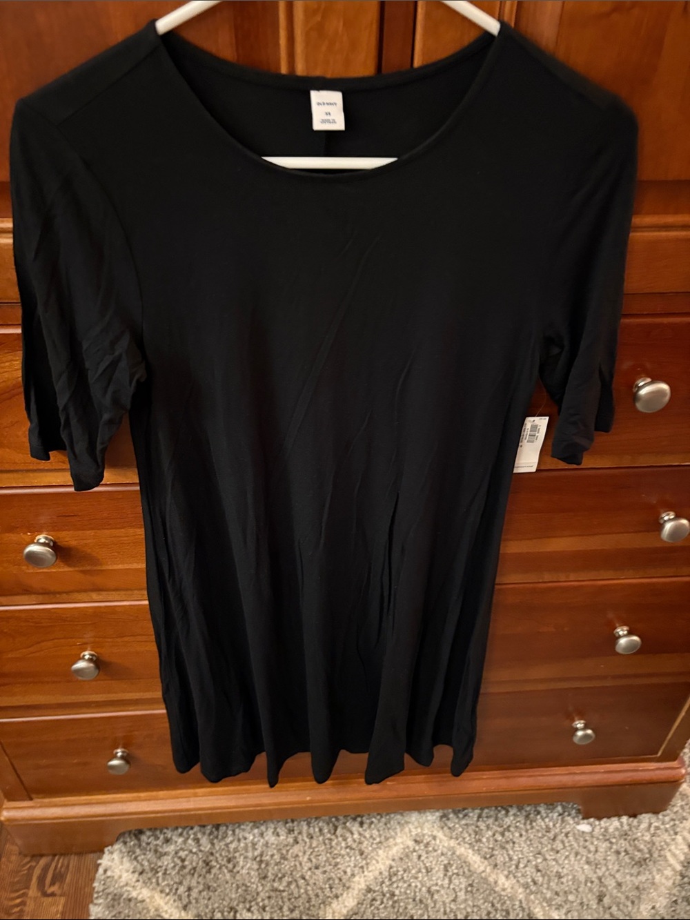 Black Women’s Crew Neck Dress